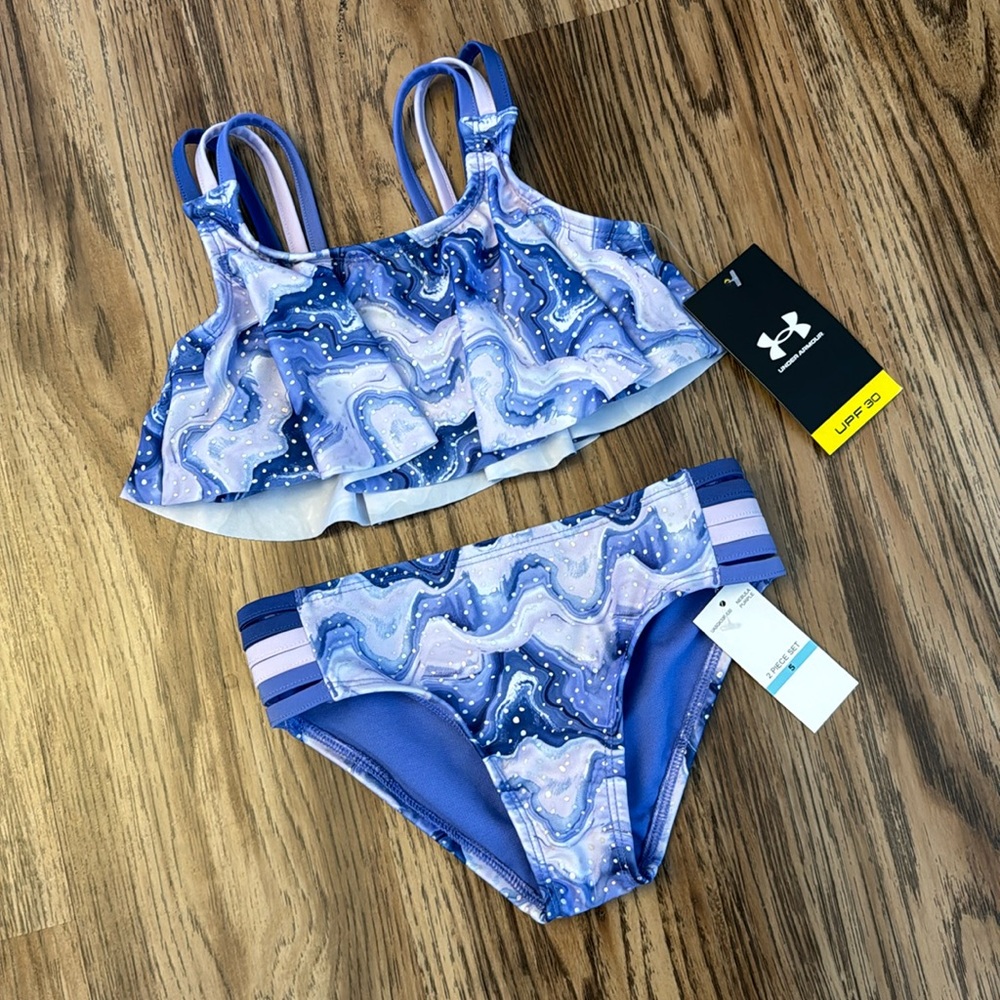 NEW!! Under Armour girls bikini - size 5